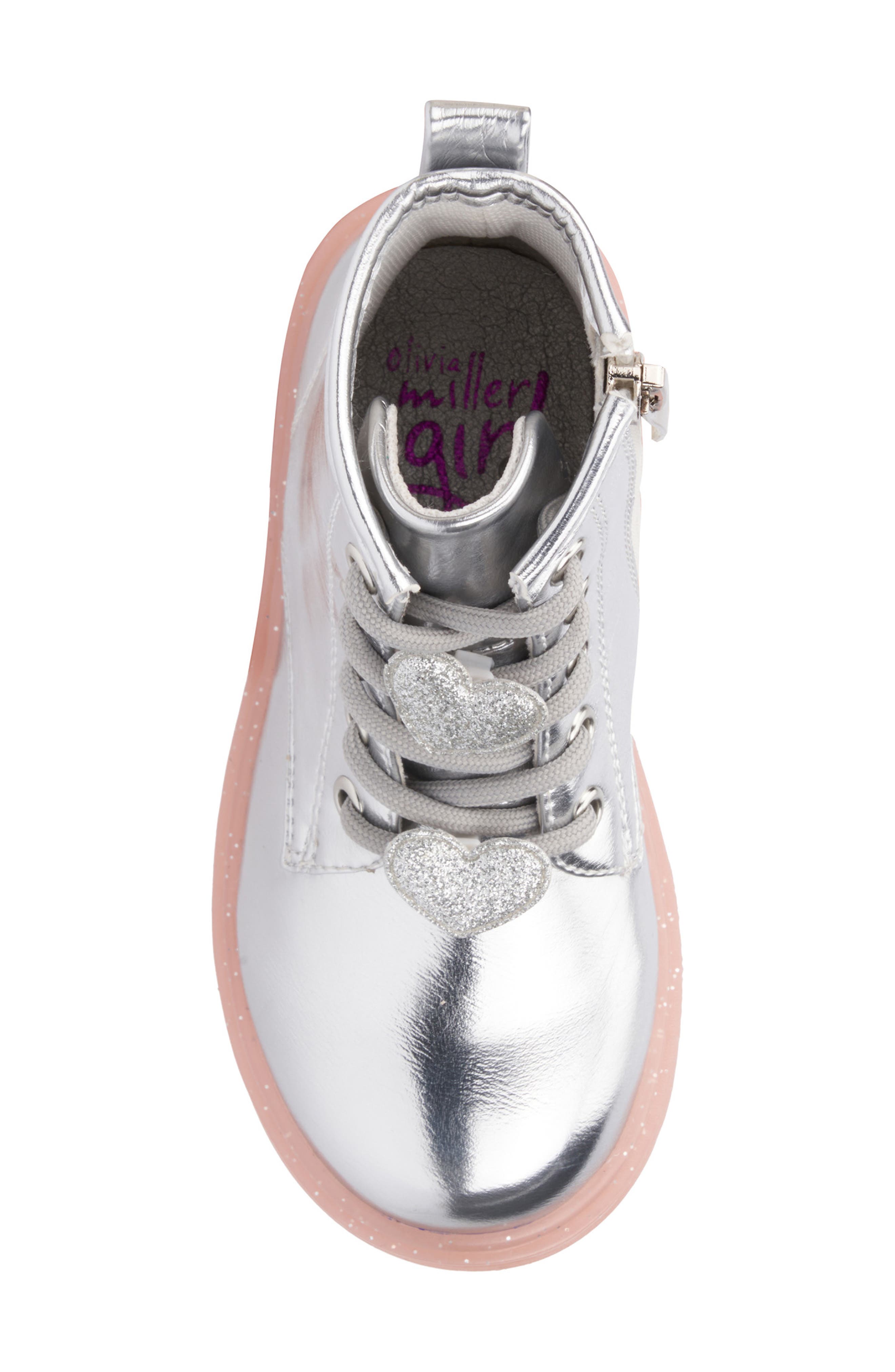 OLIVIA MILLER Kids' Space Case Metallic Boot, Alternate, color, 