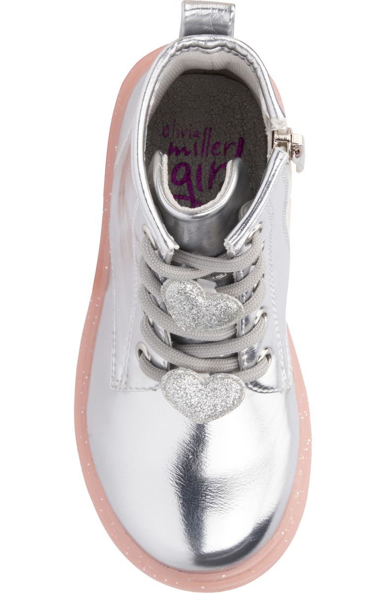OLIVIA MILLER Kids' Space Case Metallic Boot, Alternate, color,