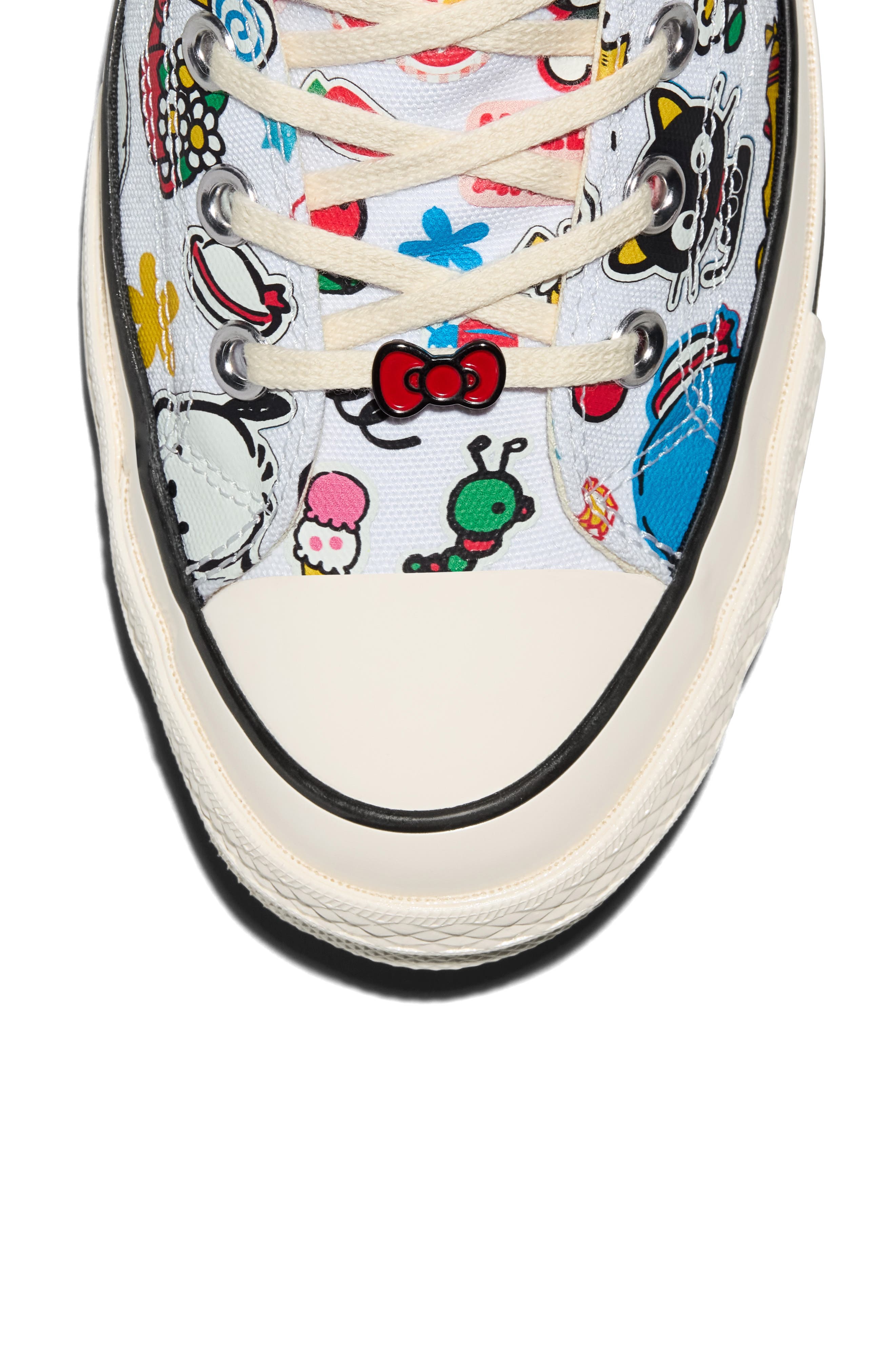 Converse Chuck Taylor<sup>®</sup> All Star<sup>®</sup> 70 High Top Sneaker, Alternate, color, White/ Pink/ Green