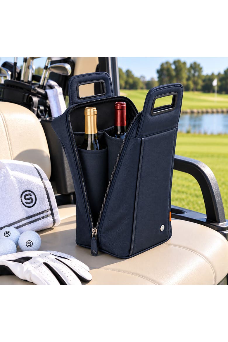 Golf Wine Tote, Alternate, color, Midnight