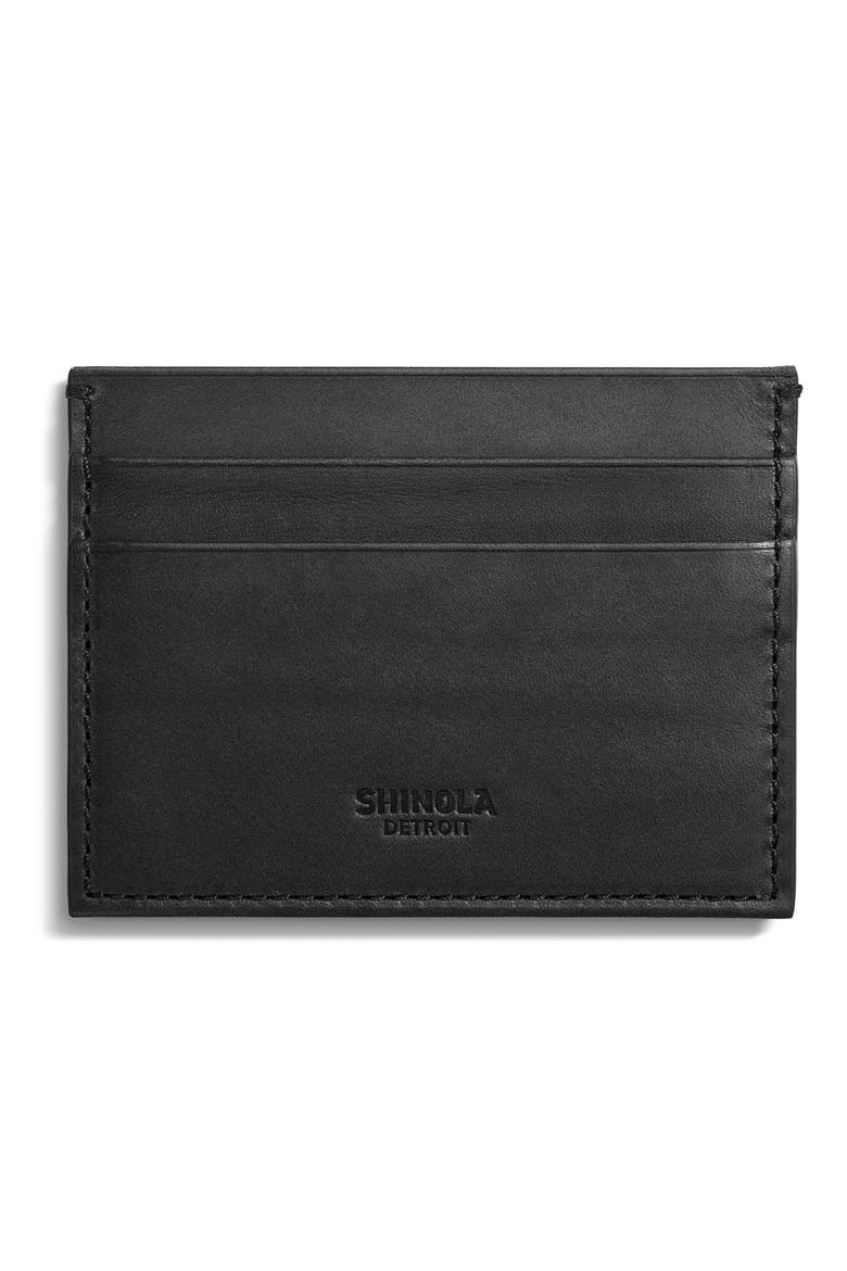 Five Pocket Card Case, Main, color, BLACK