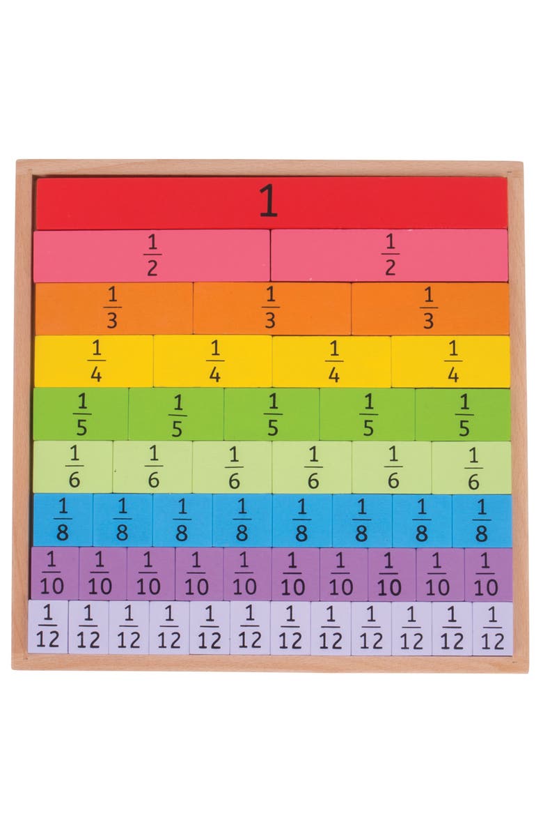 Bigjigs Toys Fractions Tray, Alternate, color, 