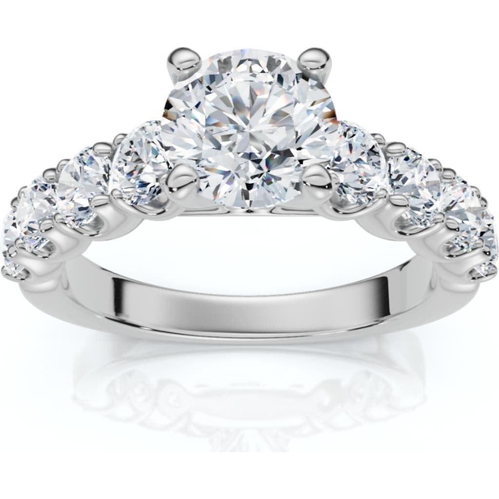 Bliss Diamond Certified 3ct Diamond Engagement Ring 14k Gold Lab Grown In 14k White Gold
