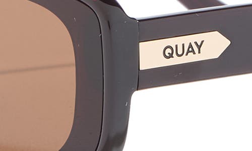 Quay Vibe Check 62mm Small Square Sunglasses In Black