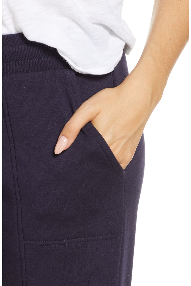 Shannon Double Knit Lounge Pants, Alternate, color, NAVY