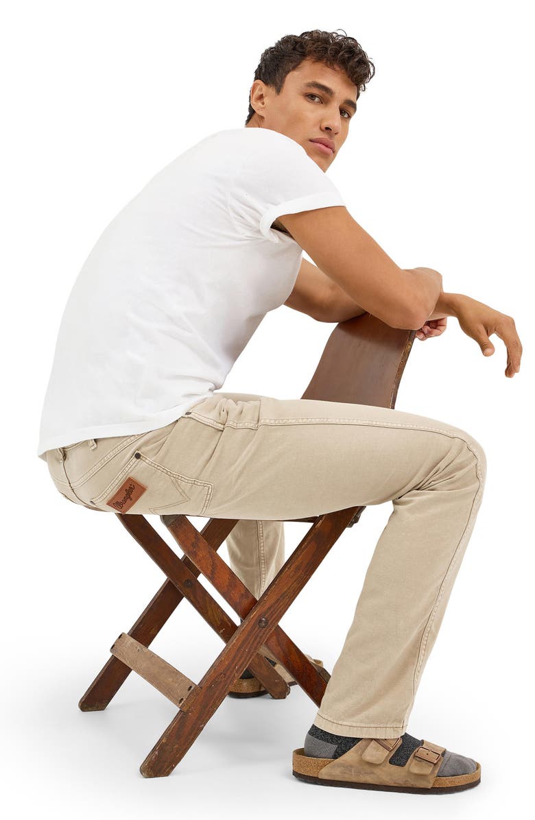 Wrangler Greensboro Straight Leg Jeans, Alternate, color, Timberwolf