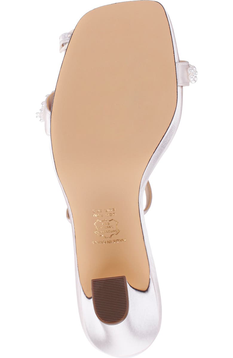 Nina Evette Ankle Strap Platform Sandal, Alternate, color, Ivory