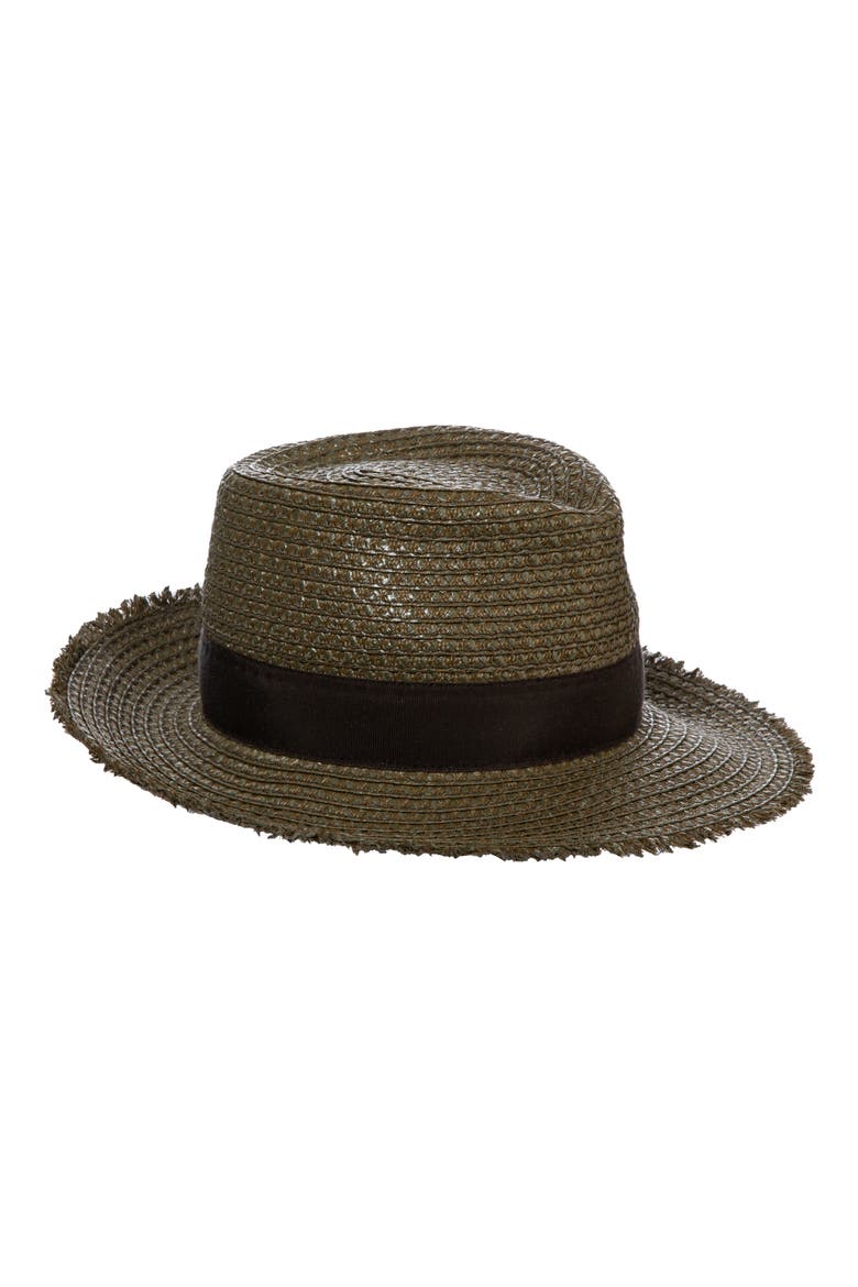 Look Again Packable Fedora, Main, color, OTTER BROWN