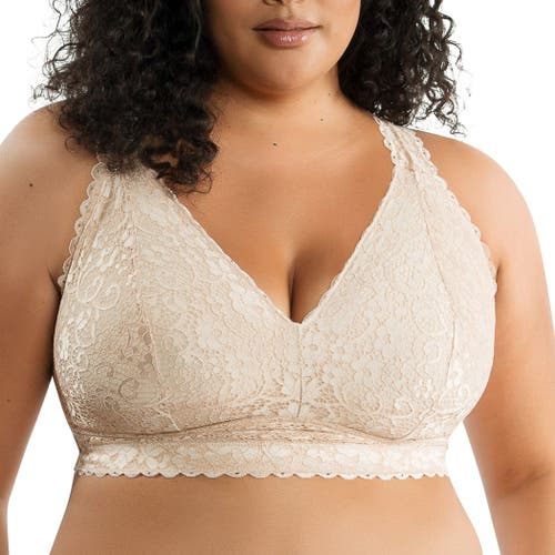 Parfait Adriana Wire-free Lace Bralette In White