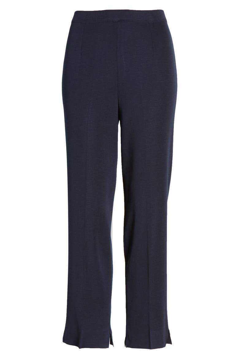 Knit Ankle Pants, Alternate, color, INDIGO