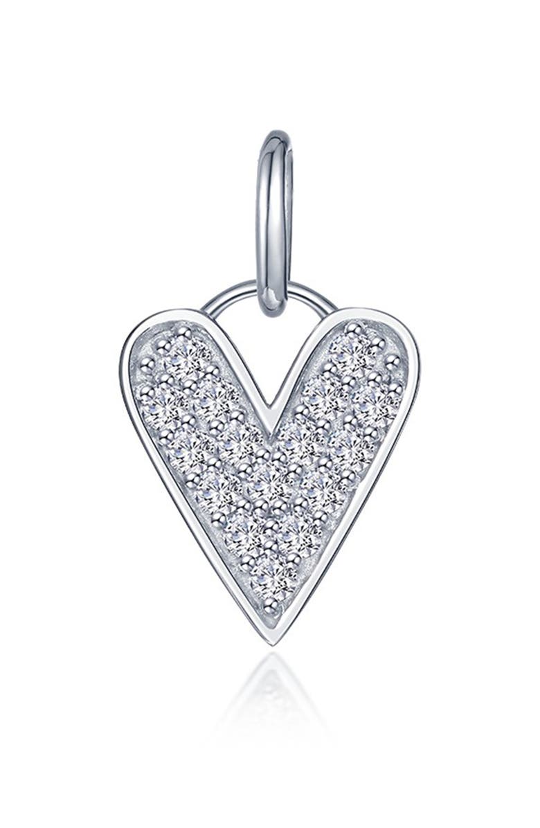 Lafonn Heart Charm Pendant, Main, color,