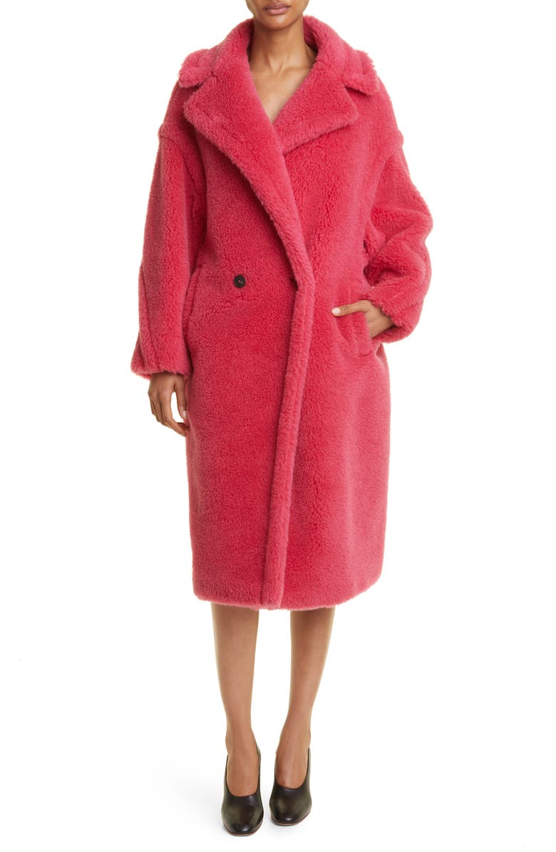 Max Mara Tedgirl Alpaca, Virgin Wool & Silk Coat, Main, color, 