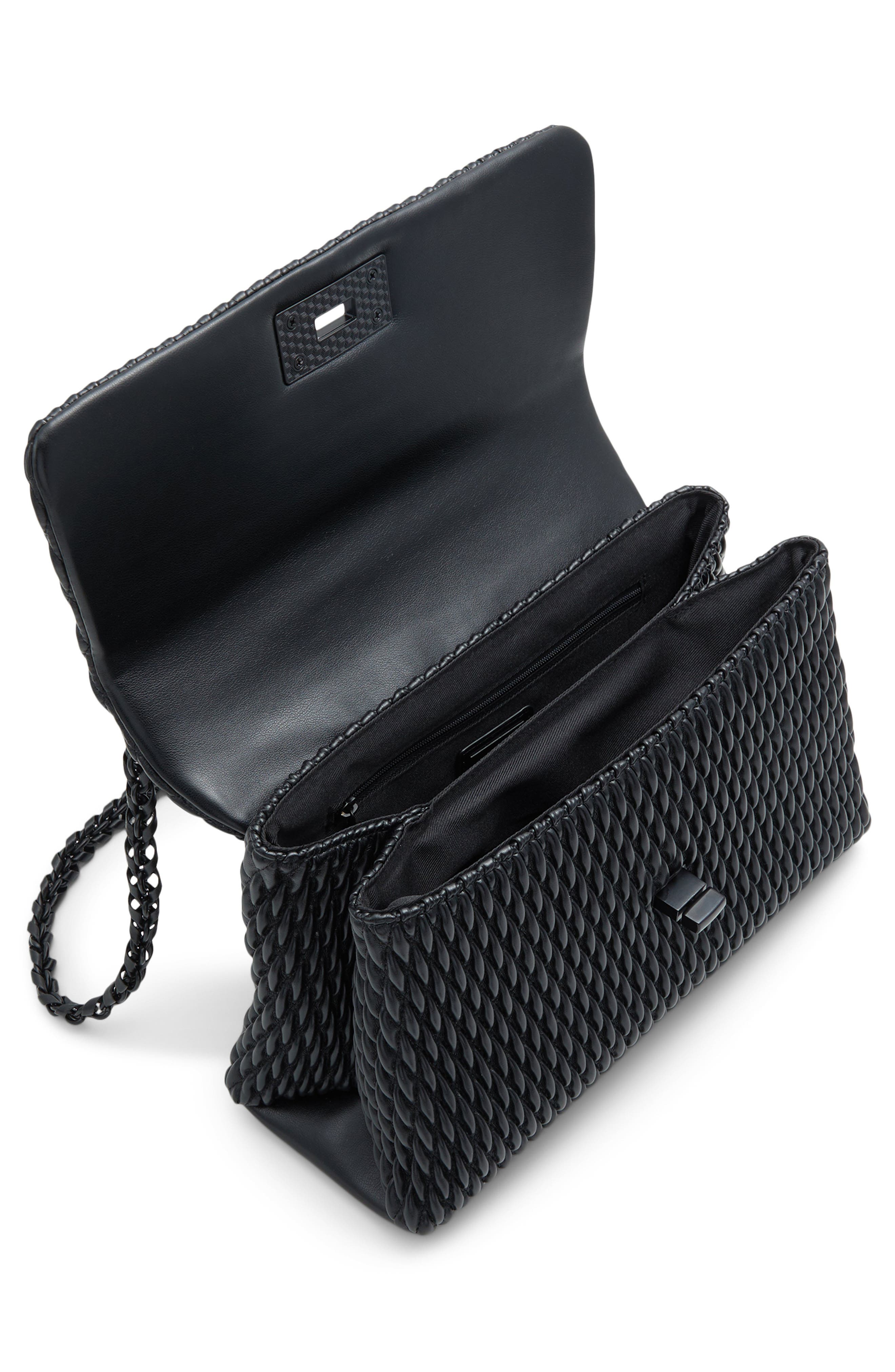 ALDO Eloyse Quilted Faux Leather Convertible Crossbody Bag, Alternate, color, 