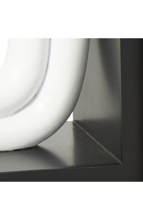 Uma Contemporary Set Of 2 Bookends In White