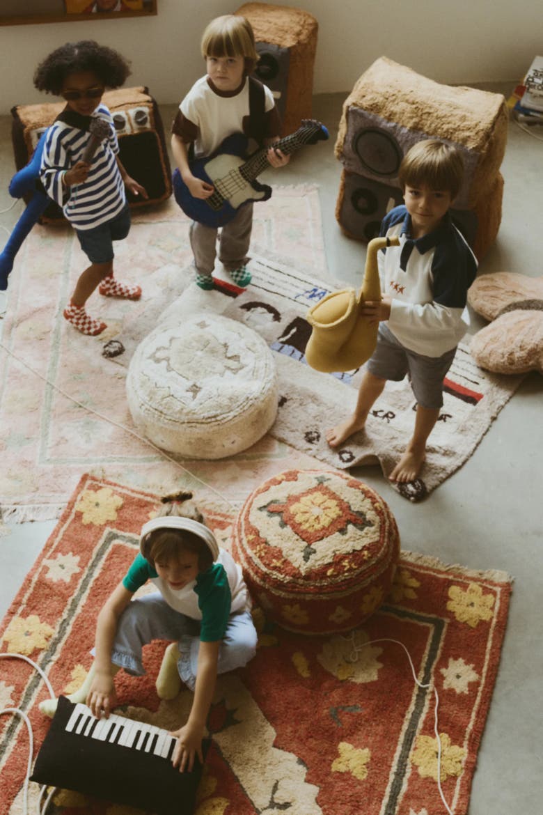 Pouf Persian, Alternate, color, Terracotta, Ochre, Bossa Nova