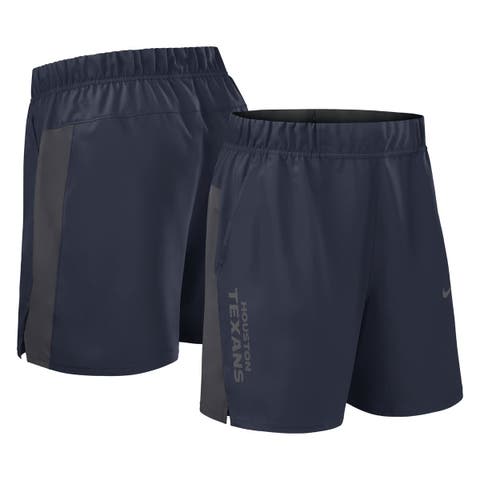 Men's Nike Navy Houston Texans Woven Victory Performance Shorts