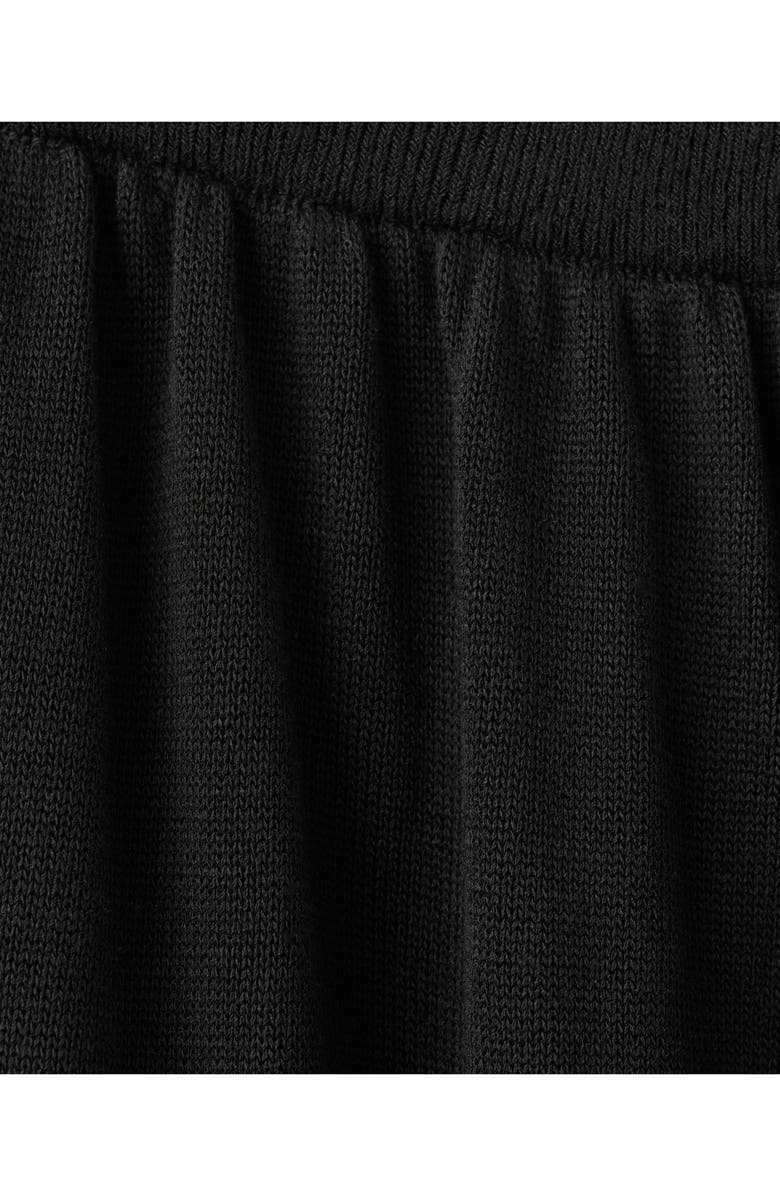 MANGO Knit Balloon Pants, Alternate, color, Black
