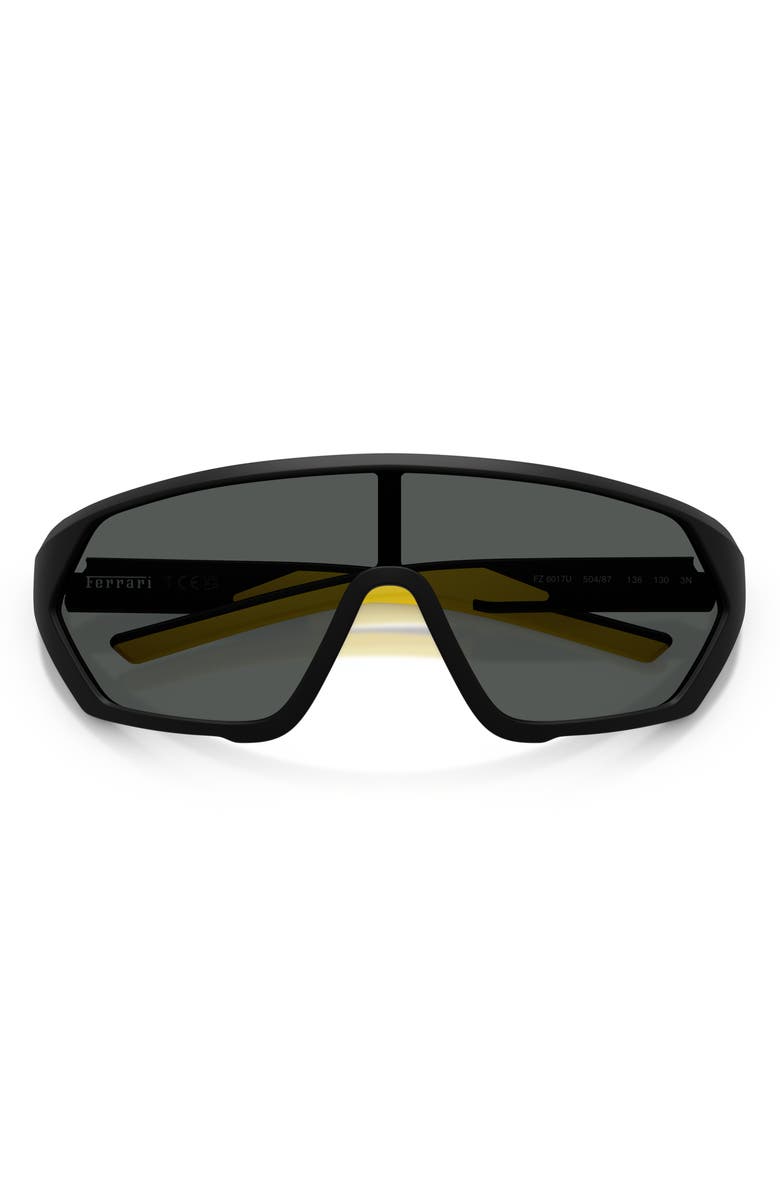 Scuderia Ferrari 36mm Pillow Sunglasses, Alternate, color, Matte Black