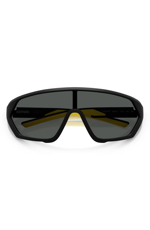 Scuderia Ferrari 36mm Pillow Sunglasses In Matte Black