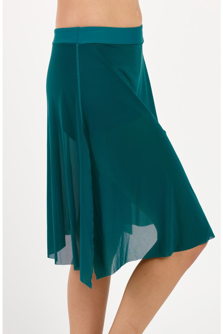 3in1 Swim Skirt With Attached Shorts, Alternate, color, Dark Jade
