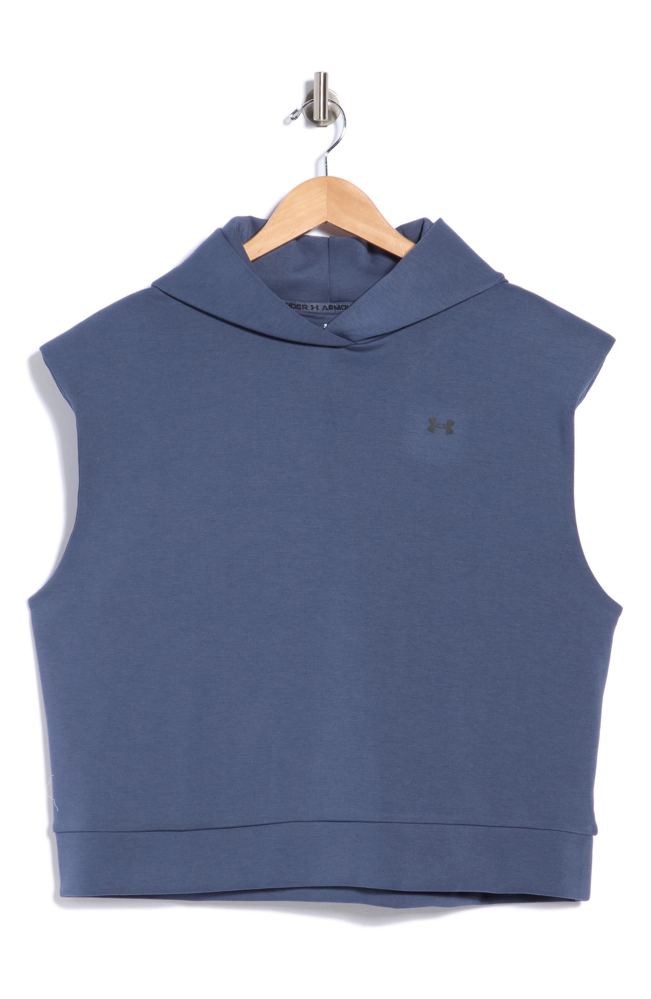 Under Armour Sportswear Fleece Sleeveless Hoodie In Blue