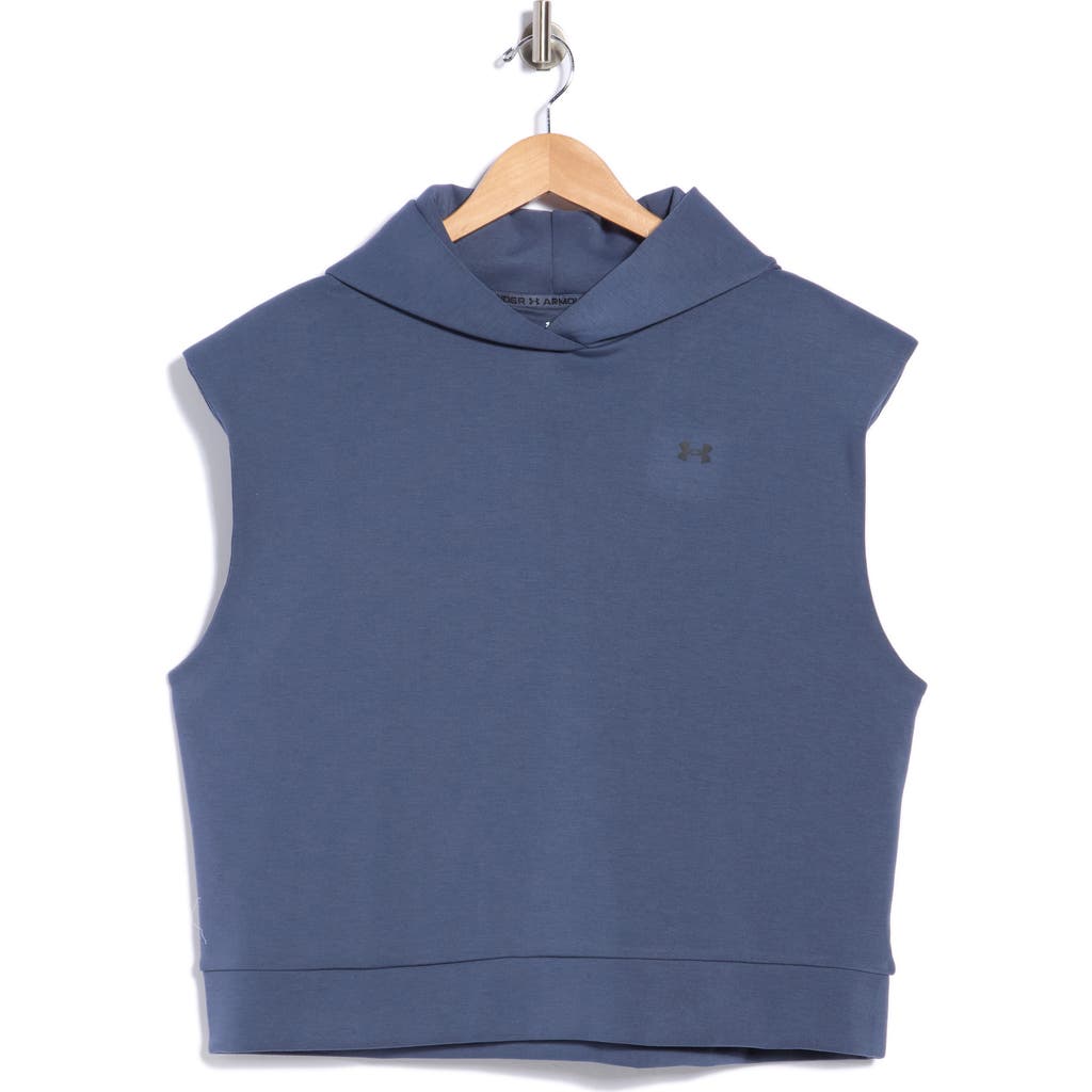 Under Armour Sportswear Fleece Sleeveless Hoodie In Blue