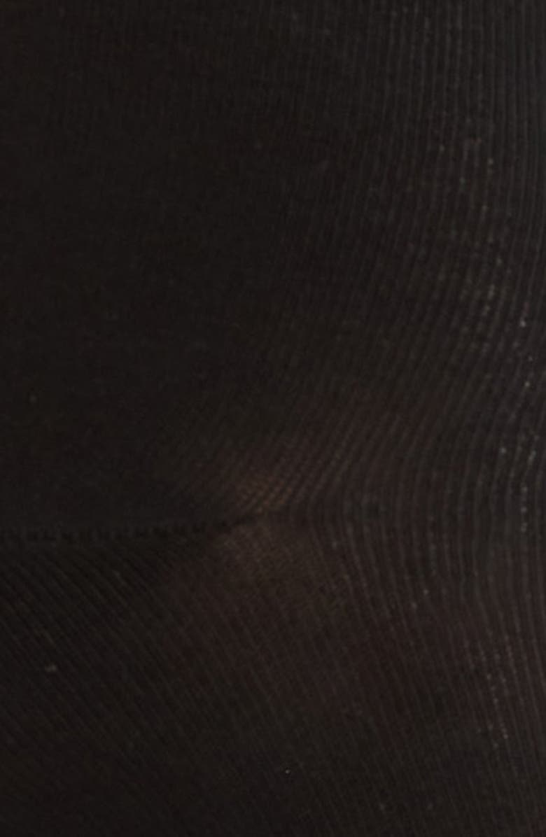 Nordstrom Everyday Low Flat Knit Crew Socks, Alternate, color, Black