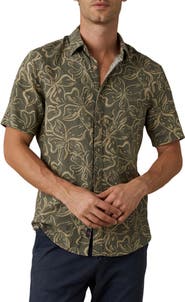 Faherty Breeze Short Sleeve Button-Down Shirt