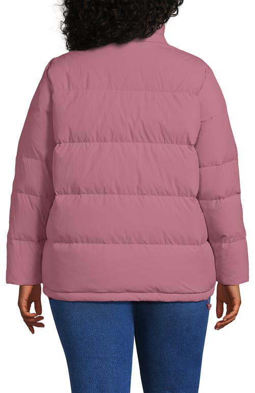 Lands' End Wide Channel 600 Down Puffer Jacket In Pink