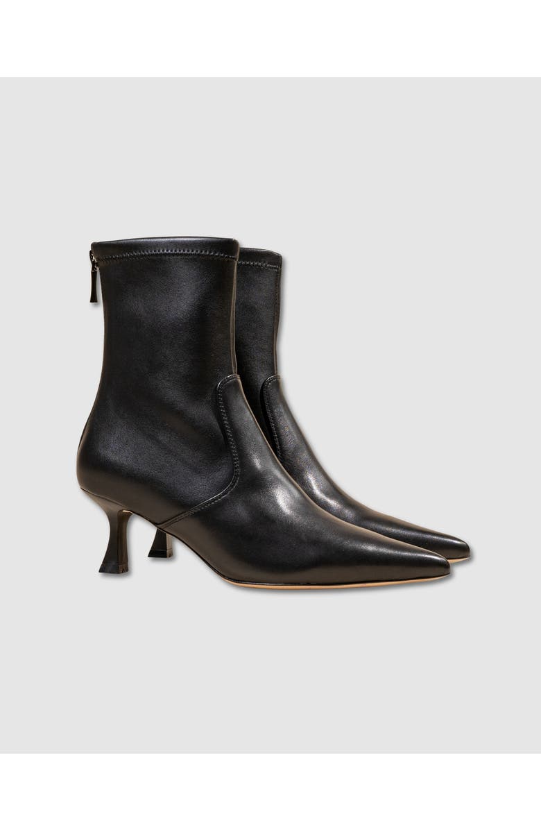 MI/MAI Louise Pointed Toe Low Heel Ankle Boot, Alternate, color, Black