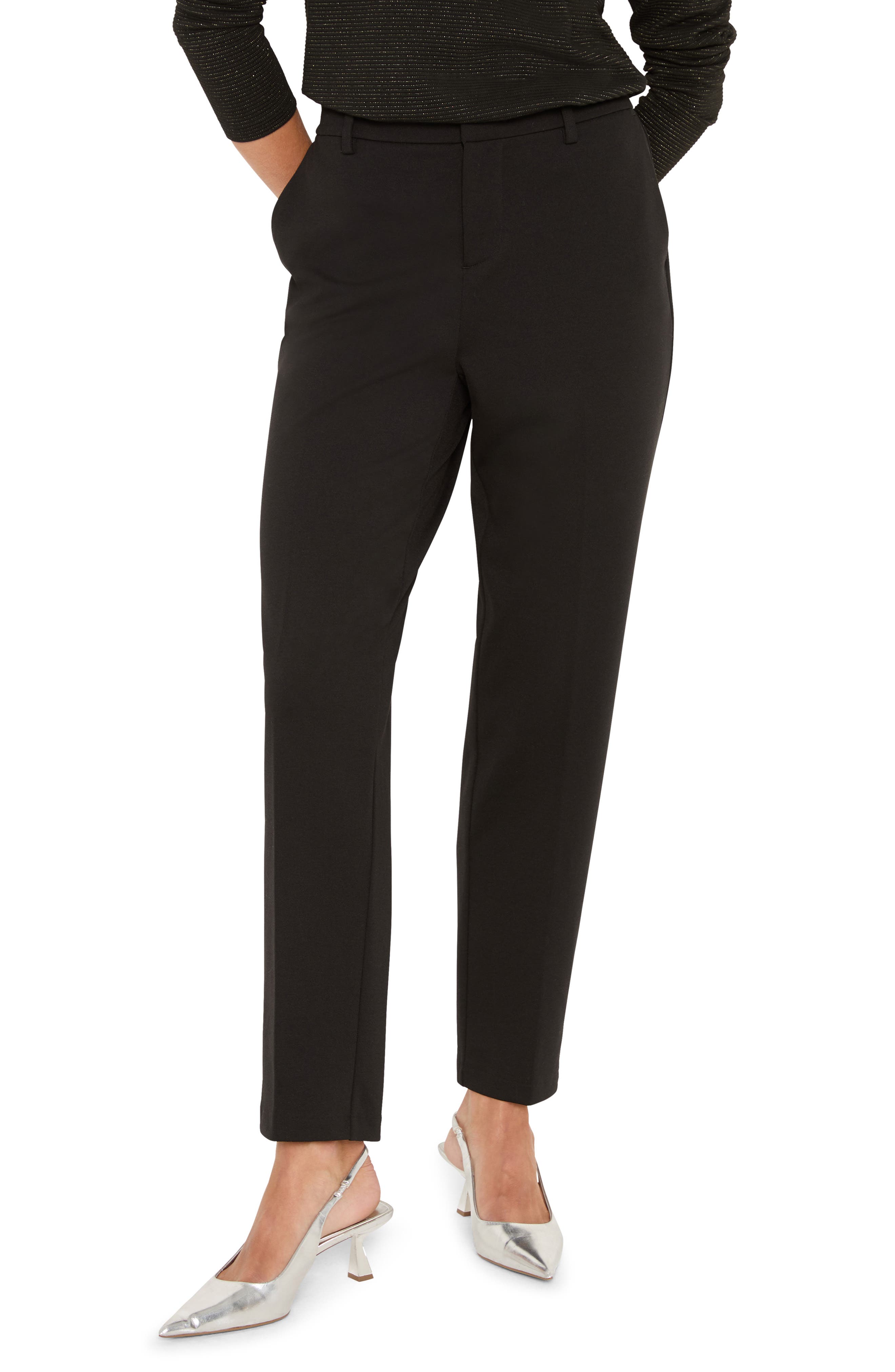 NIC+ZOE Ponte Straight Leg Pants