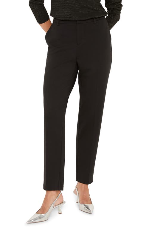Nic + Zoe Nic+zoe Ponte Straight Leg Pants In Black