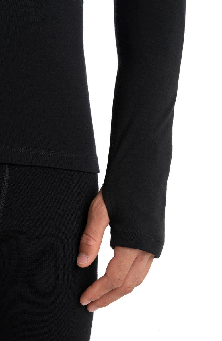 Icebreaker 300 MerinoFine<sup>™</sup> Polar Merino Wool Long Sleeve Half Zip Thermal Top, Alternate, color, 