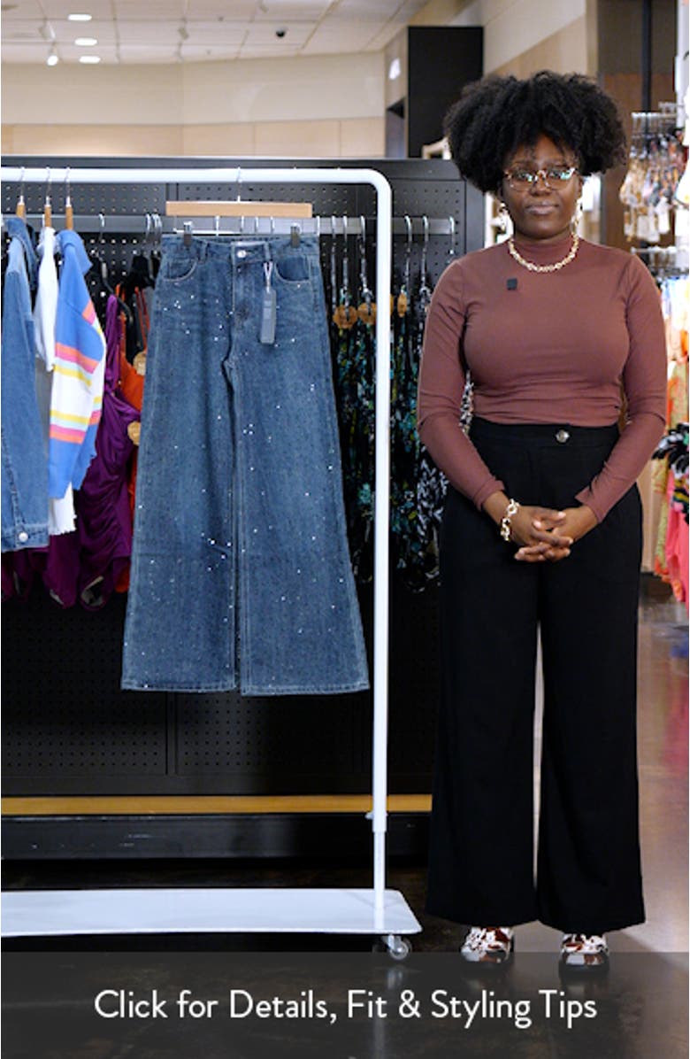 Kids' Raindrop Wide Leg Jeans, sales video thumbnail