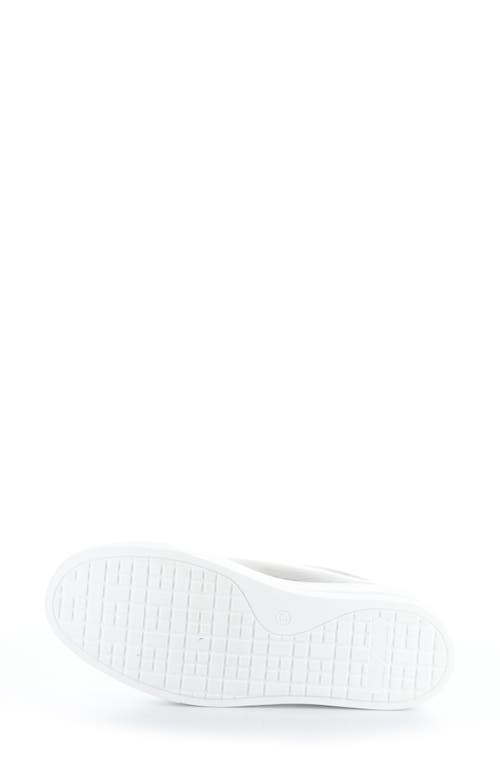 Bos. & Co. Maya Platform Sneaker In Silver Grey