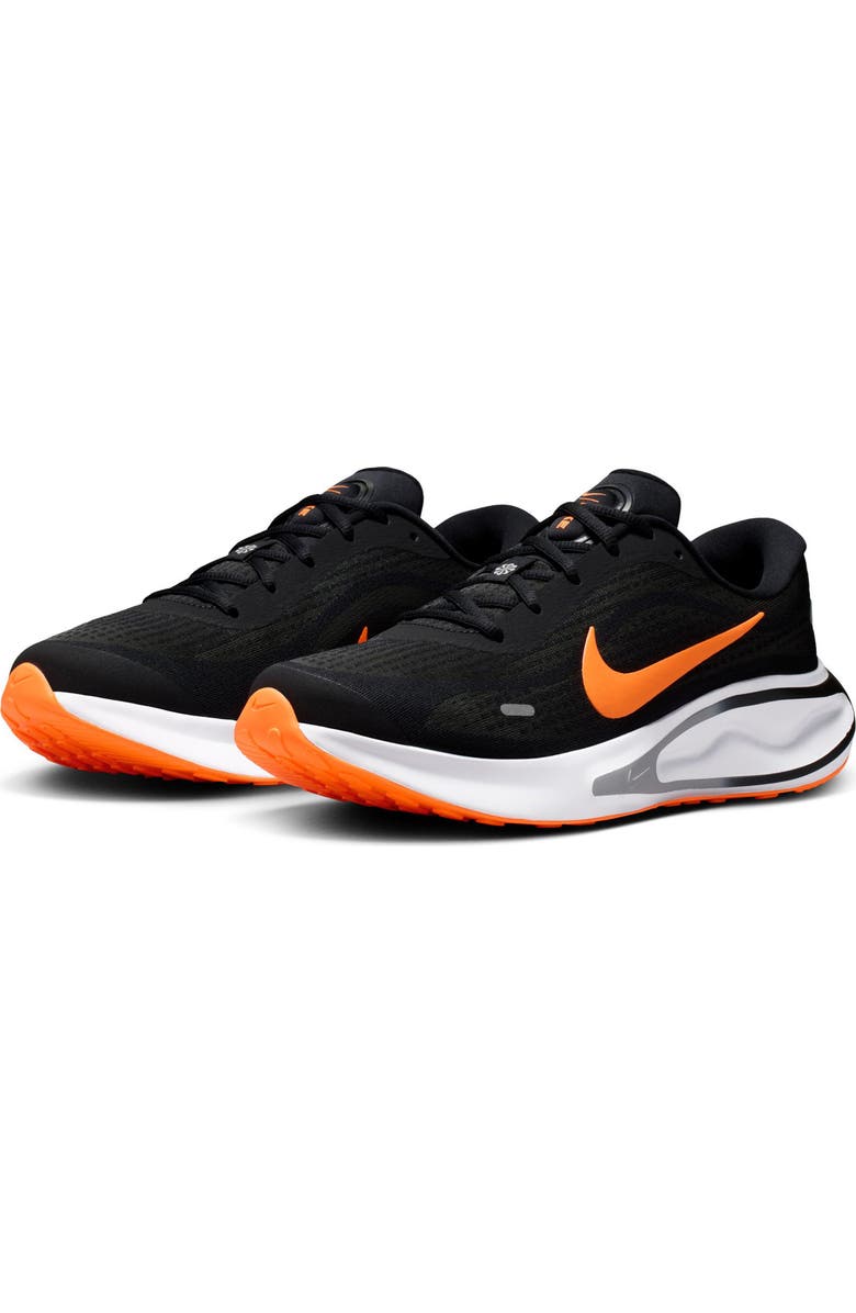 Nike Journey Road Runner Sneaker, Main, color, Black/ Total Orange/ Grey