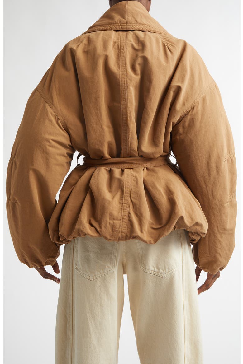 Volinda Shawl Collar Puffer Jacket, Alternate, color, CAMEL