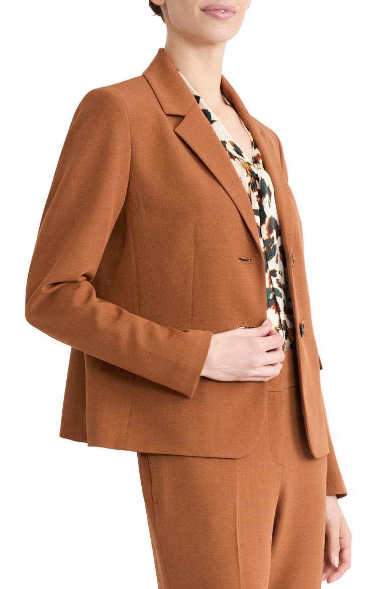 Two Button Jacket, Alternate, color, CINNAMON