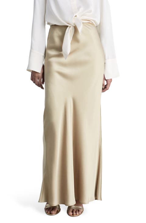 Satin Maxi Skirt