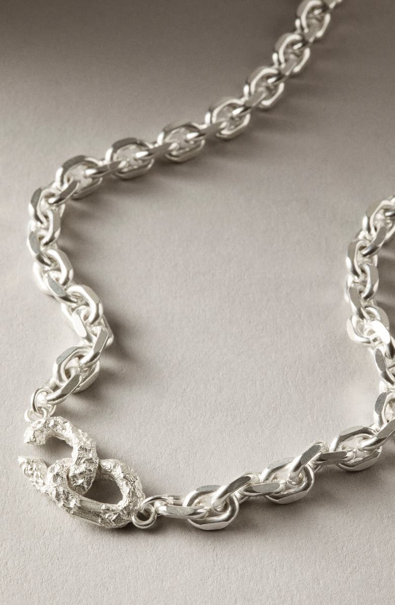 NOOTKA Dense Necklace Silver, Alternate, color, Silver