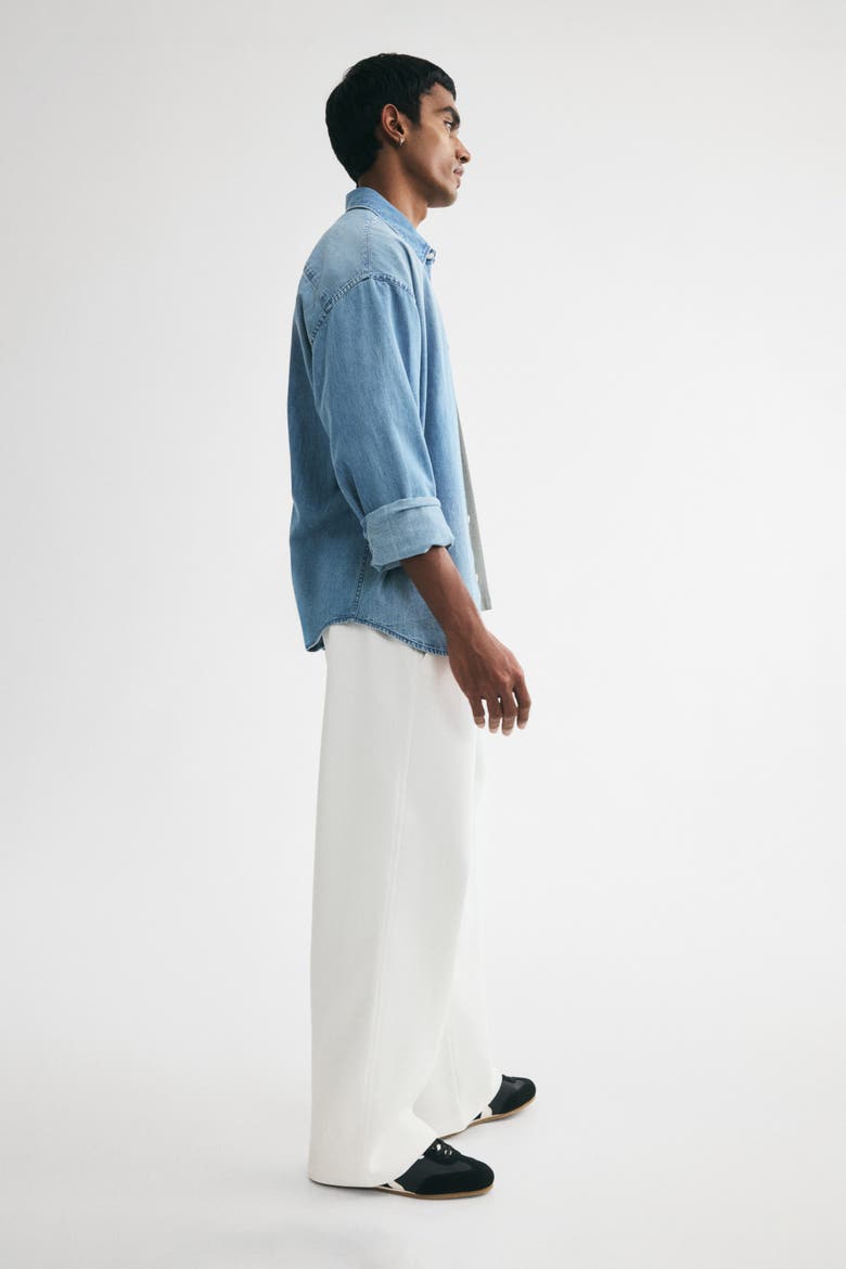 Loose-Fit Sweatpants, Alternate, color, White