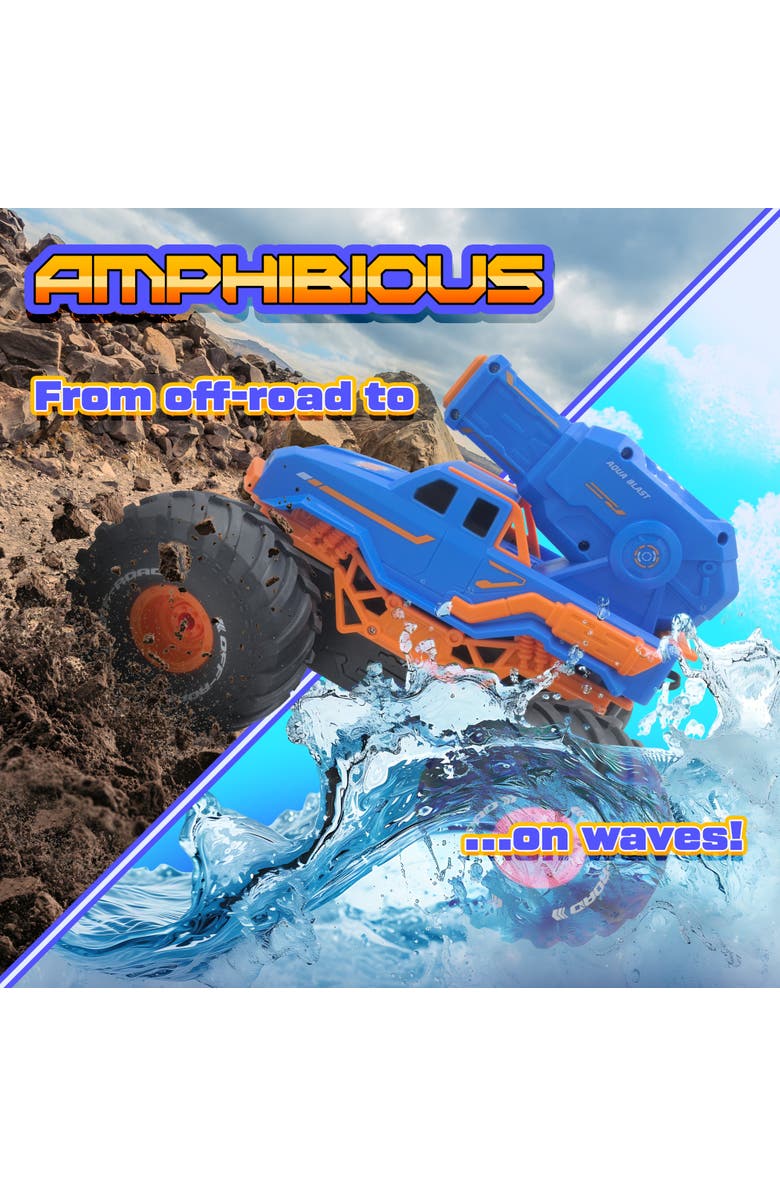 Force1 Hydro Havoc Amphibious RC Monster Truck, Alternate, color, Multi Color