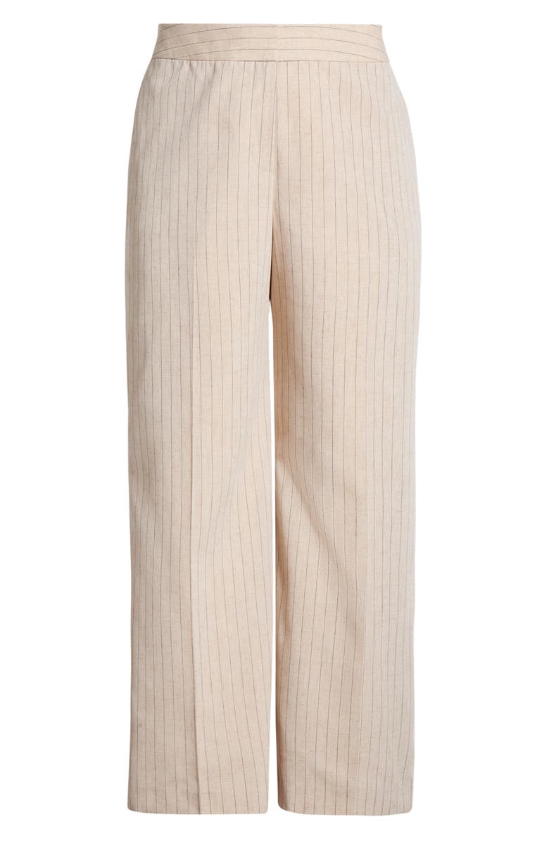 Tahari ASL Pinstripe Wide Leg Pants, Main, color, 