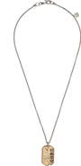 John Varvatos Dog Tag Pendant Necklace