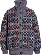 Missoni Check Jacquard Knit Bomber Jacket