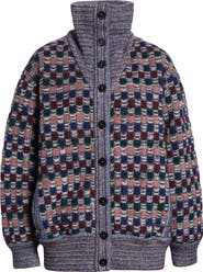 Missoni Check Jacquard Knit Bomber Jacket