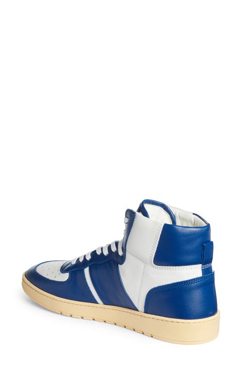 Collegium Pillar Destroyer High Top Sneaker In Blue