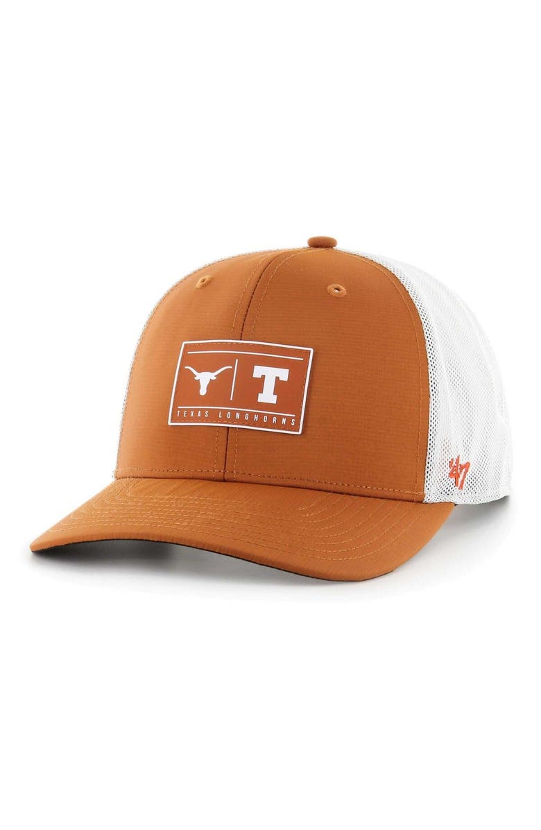 '47 Men's '47 Burnt Orange Texas Longhorns Bonita Brrr Hitch Adjustable Hat, Main, color,