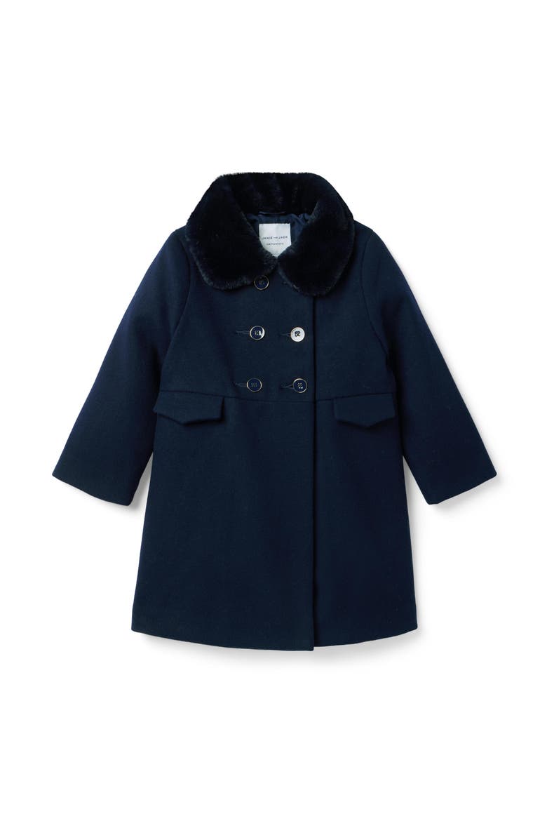The Luxe Collar Coat, Main, color, Blue