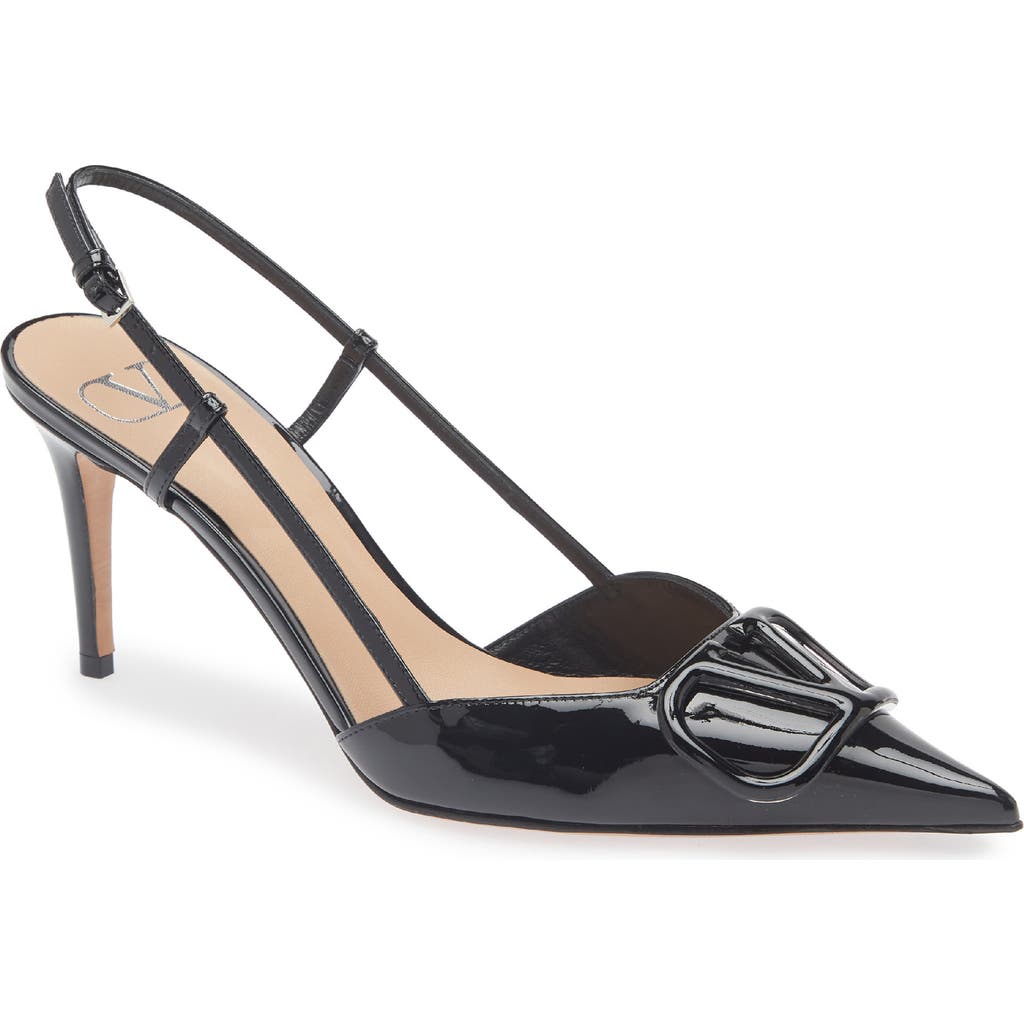Valentino Vlogo Pointed Toe Slingback Pump In Multi